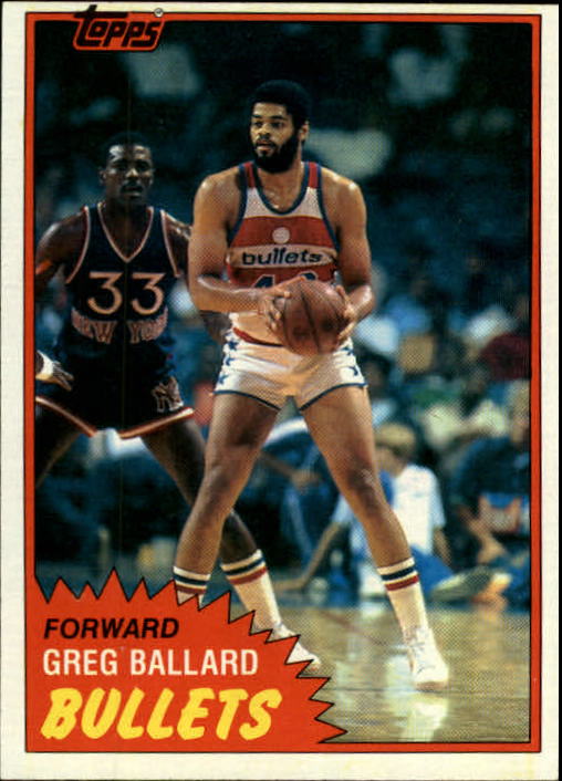 1981-82 Topps #E94 Greg Ballard