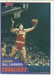 1981-82 Topps #MW74 Bill Laimbeer RC