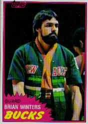 1981-82 Topps #MW100 Brian Winters