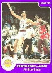 1985 Star Kareem Abdul-Jabbar #5 Kareem Abdul-Jabbar/All Star Stats
