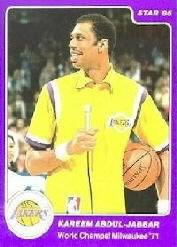 1985 Star Kareem Abdul-Jabbar #10 Kareem Abdul-Jabbar/World Champs 71