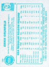 Sports Card Back