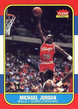 1986-87 Fleer #57 Michael Jordan RC
