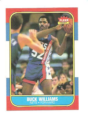 1986-87 Fleer #123 Buck Williams RC