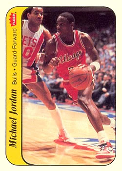 1986-87 Fleer Stickers #8 Michael Jordan