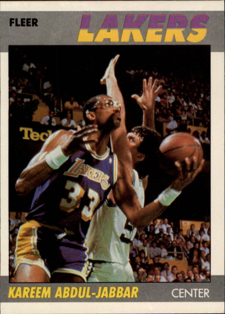 1987-88 Fleer #1 Kareem Abdul-Jabbar