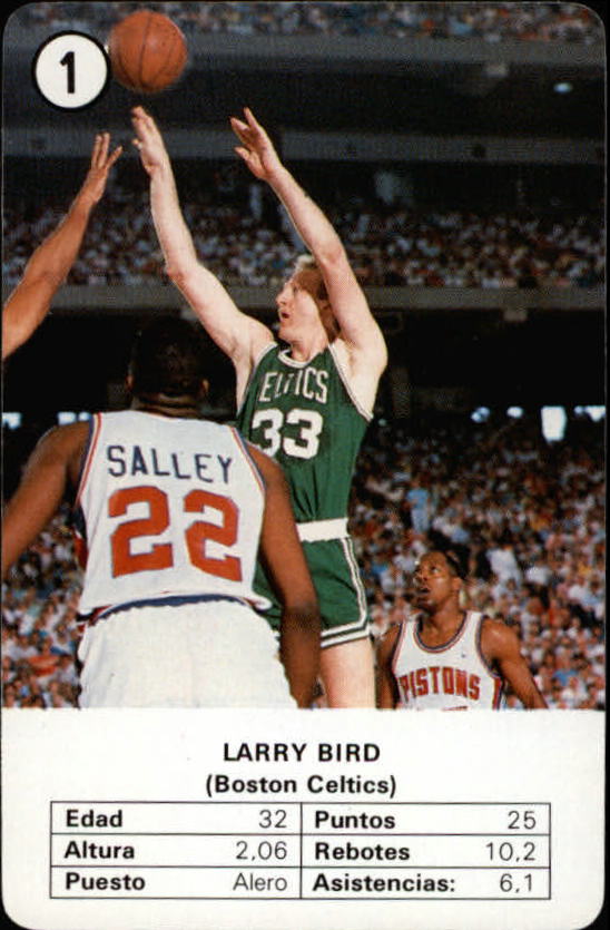 1988 Fournier NBA Estrellas #1 Larry Bird