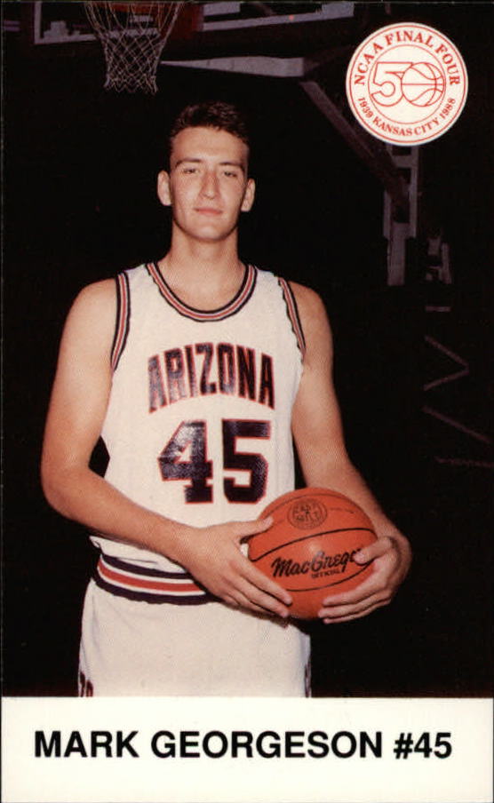 1988-89 Arizona #6 Mark Georgeson 45