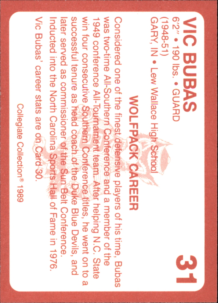 B0494- 1989 North Carolina State Collegiate Cards -You Pick- 15+ FREE US SHIP - Picture 63 of 353