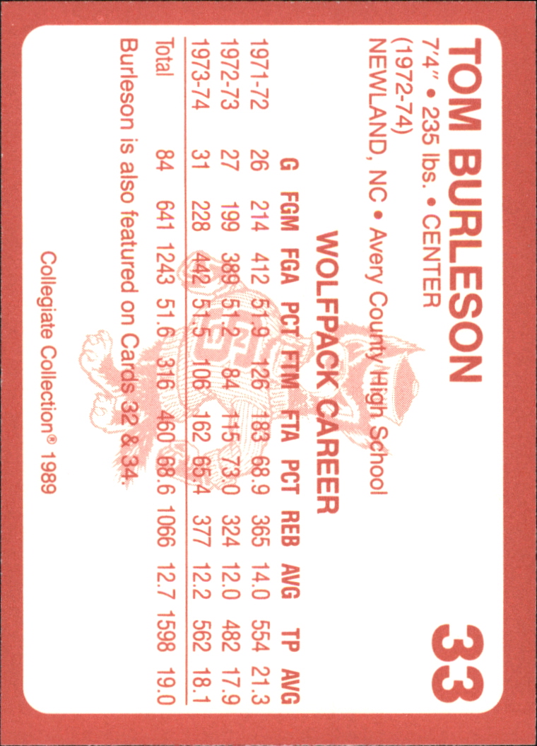 B0494- 1989 North Carolina State Collegiate Cards -You Pick- 15+ FREE US SHIP - Picture 67 of 353