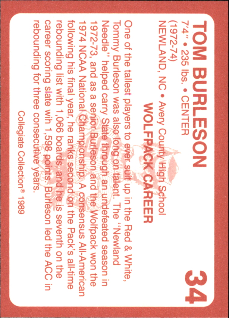 B0494- 1989 North Carolina State Collegiate Cards -You Pick- 15+ FREE US SHIP - Picture 69 of 353