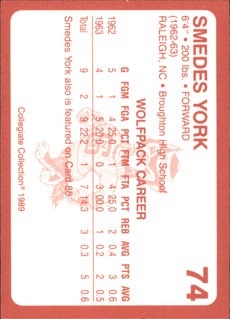 B0494- 1989 North Carolina State Collegiate Cards -You Pick- 15+ FREE US SHIP - Picture 141 of 353