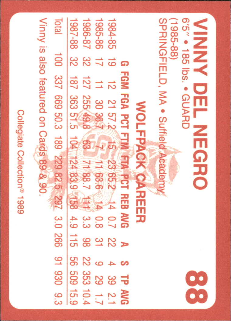 B0494- 1989 North Carolina State Collegiate Cards -You Pick- 15+ FREE US SHIP - Picture 167 of 353
