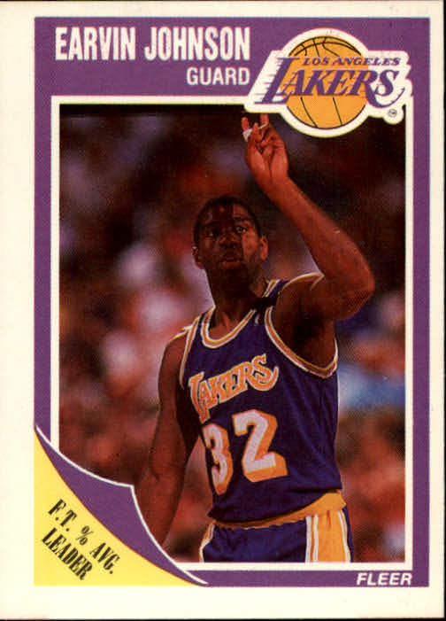 1989-90 Fleer #77 Magic Johnson