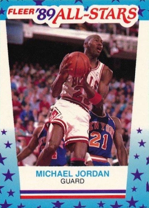 1989-90 Fleer Stickers #3 Michael Jordan