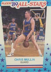1989-90 Fleer Stickers #9 Chris Mullin