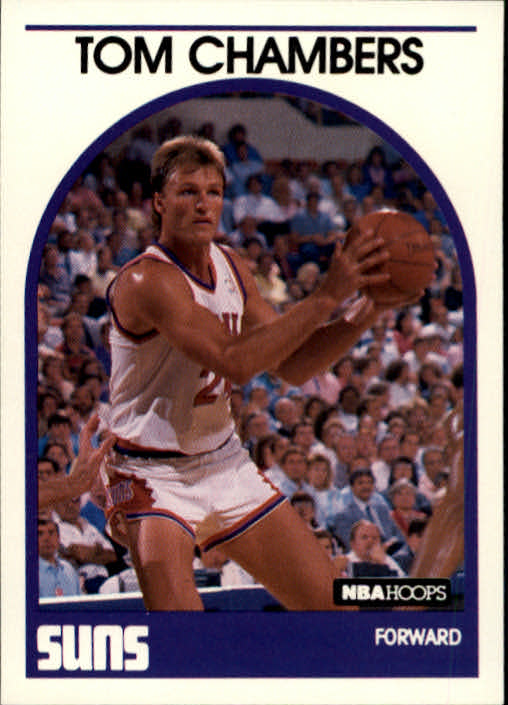 1989-90 Fleer Stickers #11 Tom Chambers Suns Basketball Card NM-MT