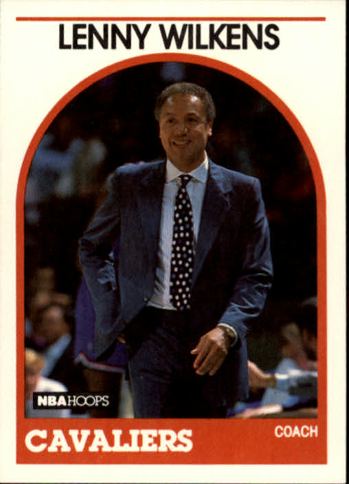 1989-90 Hoops #216 Lenny Wilkens CO UER/(No NBA logo on back in bottom right)