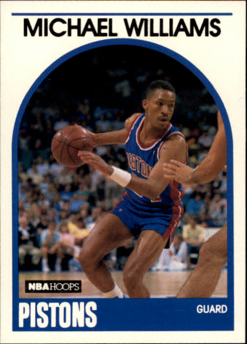 1989-90 Hoops #224 Micheal Williams SP UER RC/(Misspelled Michael on card)