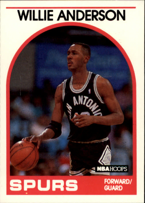 1989-90 Hoops #235 Willie Anderson RC