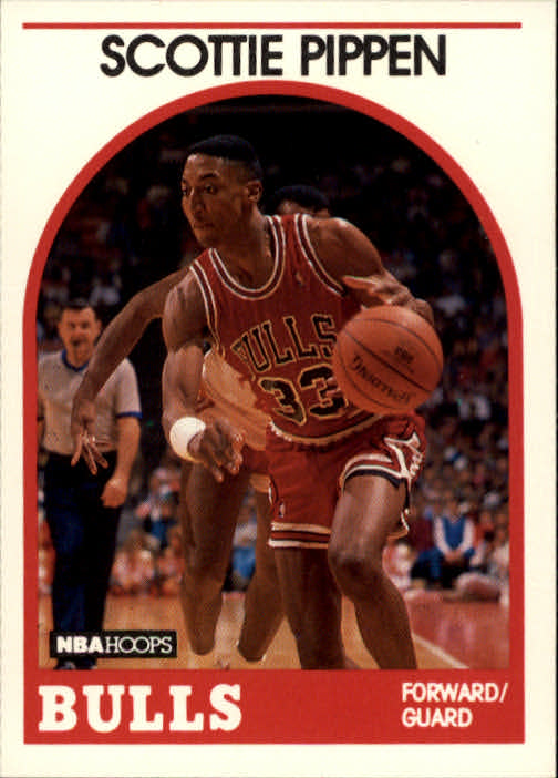 1989-90 Hoops #244 Scottie Pippen - A0437 - NM-MT
