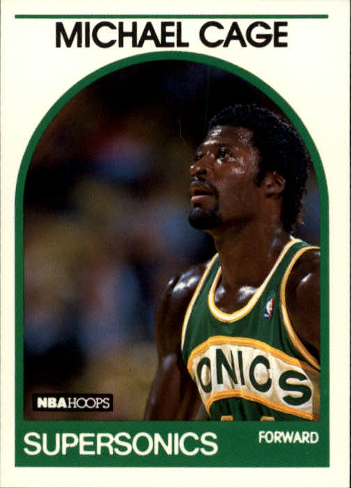1989-90 Hoops #245 Michael Cage UER/(Picked in '85, should say '84)