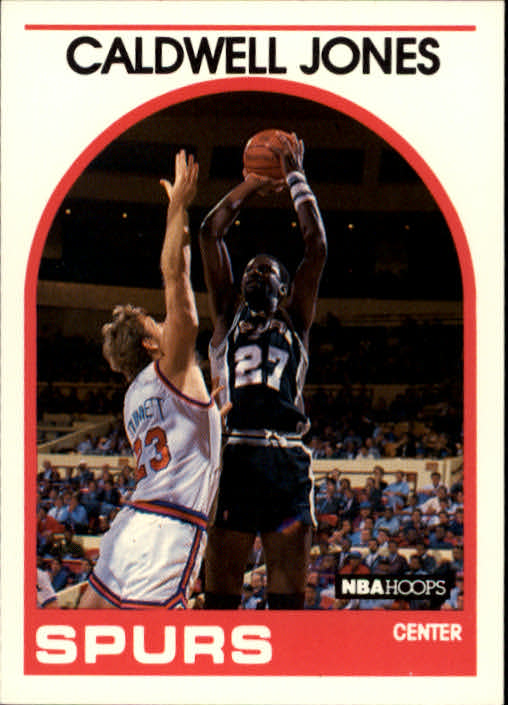 1989-90 Hoops #347 Caldwell Jones UER/(He was not starting center on '83 Sixers)