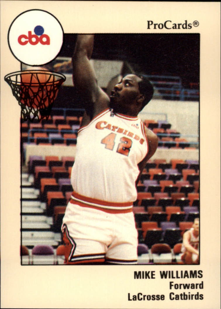 1989-90 ProCards CBA #155 Mike Williams