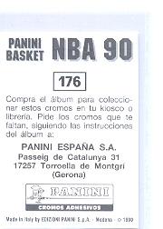 1989-90 Panini Stickers Spanish #176 Karl Malone back image
