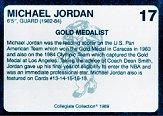 1989-90 North Carolina Collegiate Collection #17 Michael Jordan back image