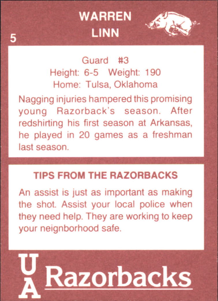 Sports Card Back
