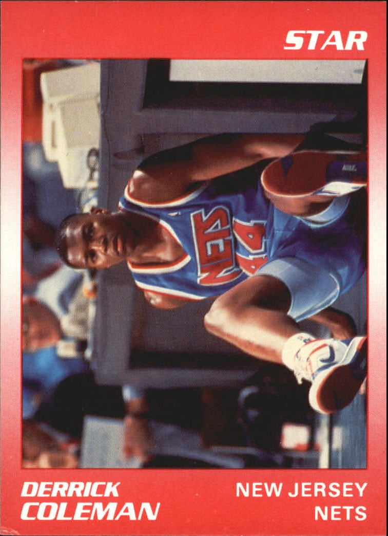 1990 Star Derrick Coleman II #10 Derrick Coleman/New Jersey Nets