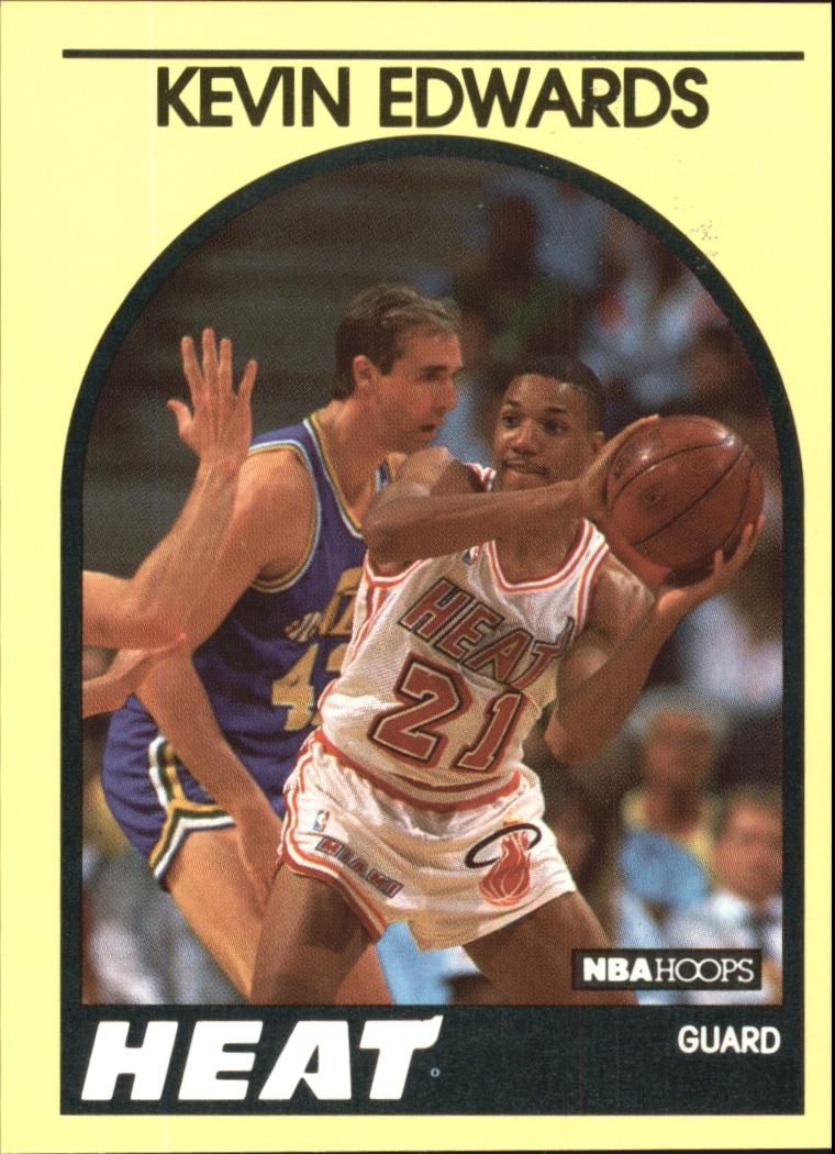 1990 Hoops 100 Superstars #51 Kevin Edwards