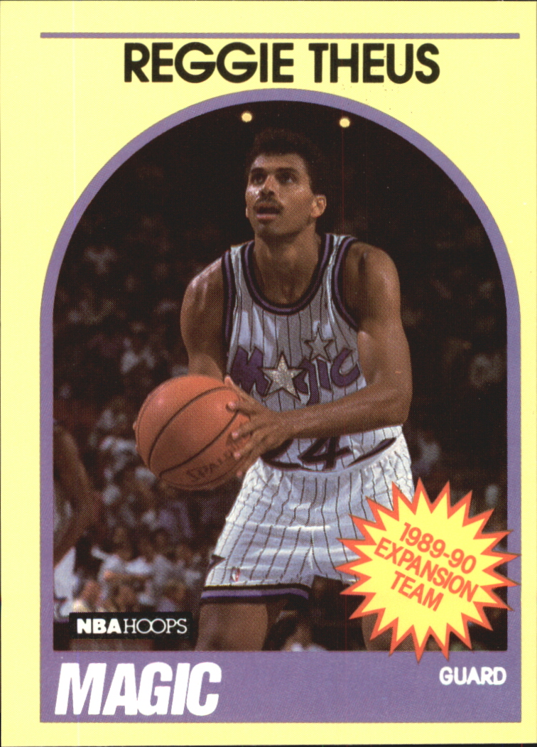 1990 Hoops 100 Superstars #68 Reggie Theus