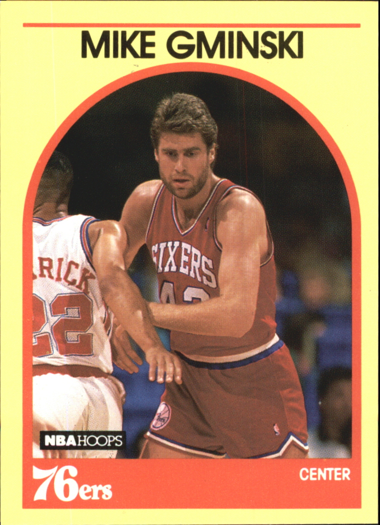1990 Hoops 100 Superstars #74 Mike Gminski