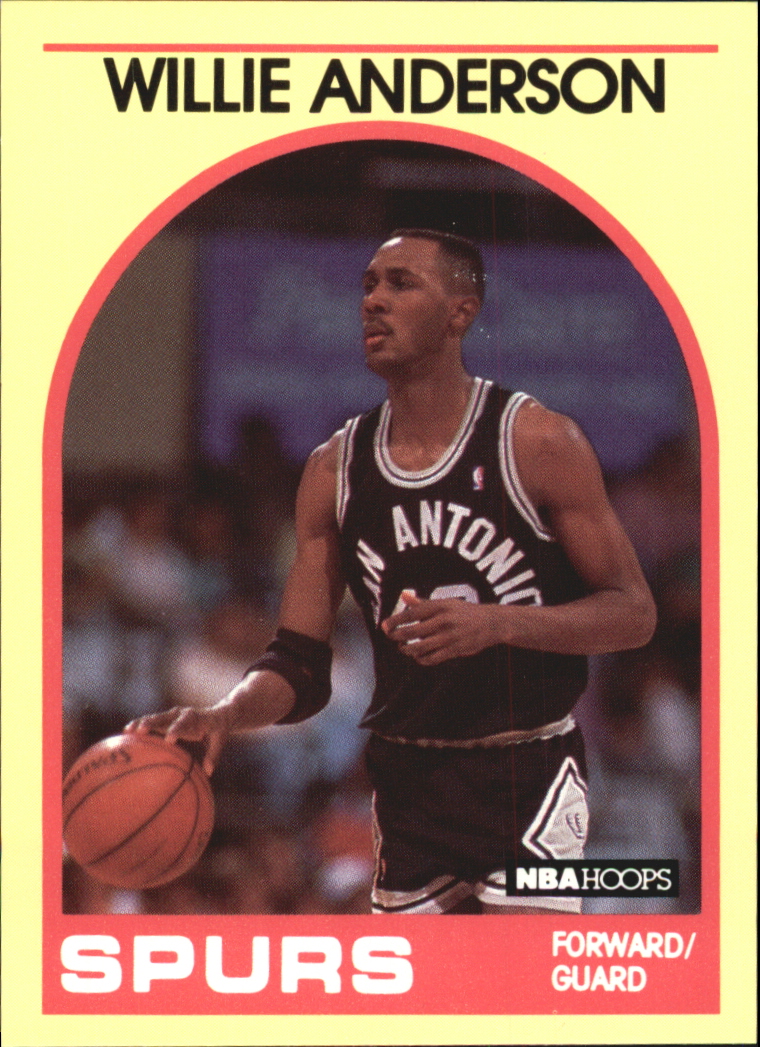 1990 Hoops 100 Superstars #86 Willie Anderson
