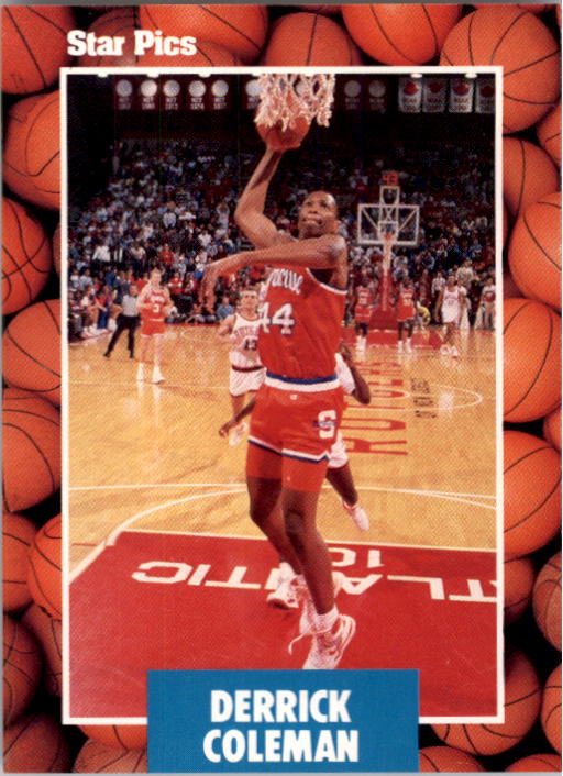 1990 Star Pics #43 Derrick Coleman