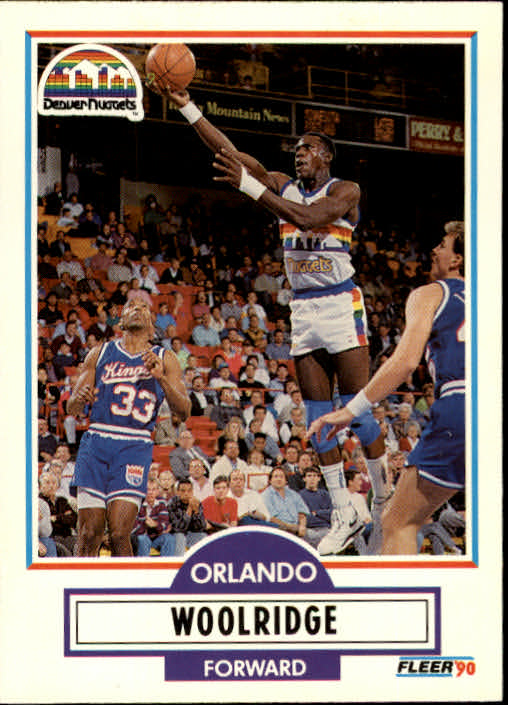 1990-91 Fleer Update #U27 Orlando Woolridge