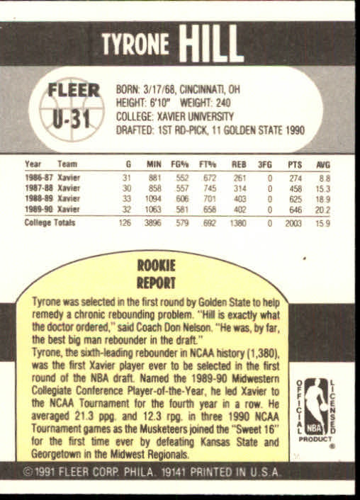 B0203- 1990-91 Fleer Basketball Update Cards 1-100 -You Pick- 15+ FREE US SHIP - Picture 63 of 201