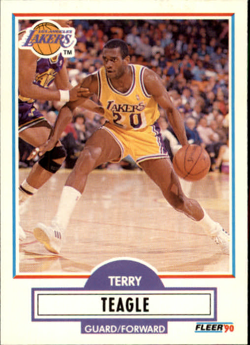 1990-91 Fleer Update #U46 Terry Teagle