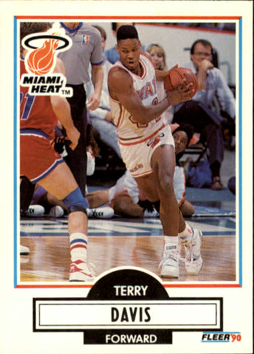 1990-91 Fleer Update #U49 Terry Davis RC