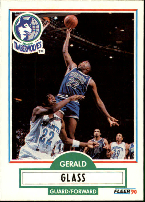 1990-91 Fleer Update #U56 Gerald Glass RC