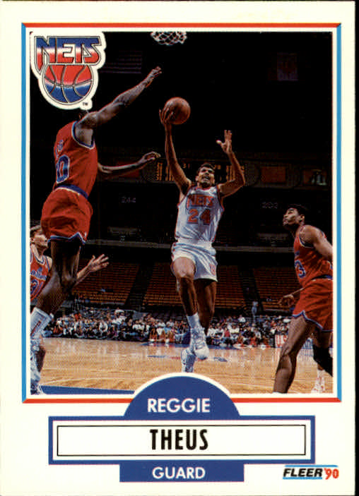 1990-91 Fleer Update #U62 Reggie Theus
