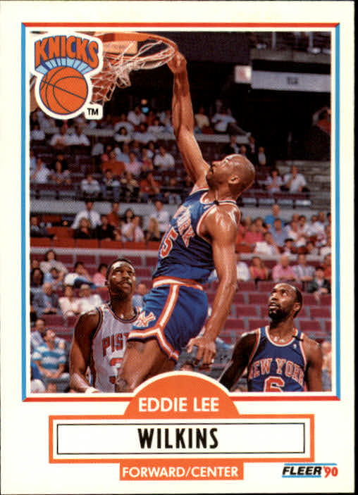 1990-91 Fleer Update #U65 Eddie Lee Wilkins RC