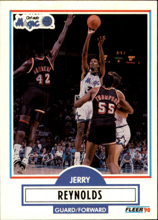 1990-91 Fleer Update #U67 Jerry Reynolds