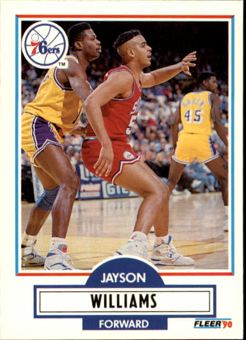 1990-91 Fleer Update #U73 Jayson Williams RC