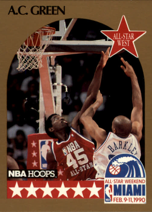 1990-91 Hoops #17 A.C. Green AS SP