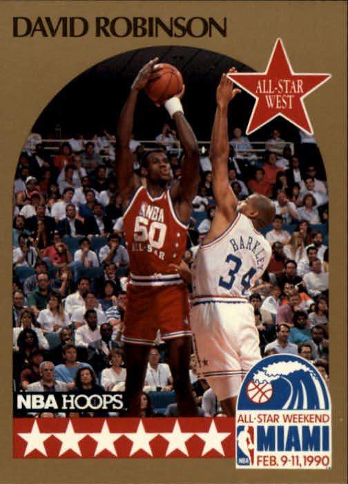 1990-91 Hoops #24 David Robinson AS SP