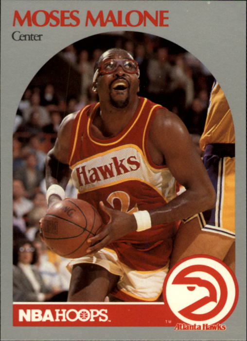1990-91 Hoops #31 Moses Malone