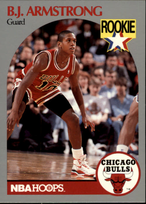 1990-91 Hoops #60 B.J. Armstrong RC